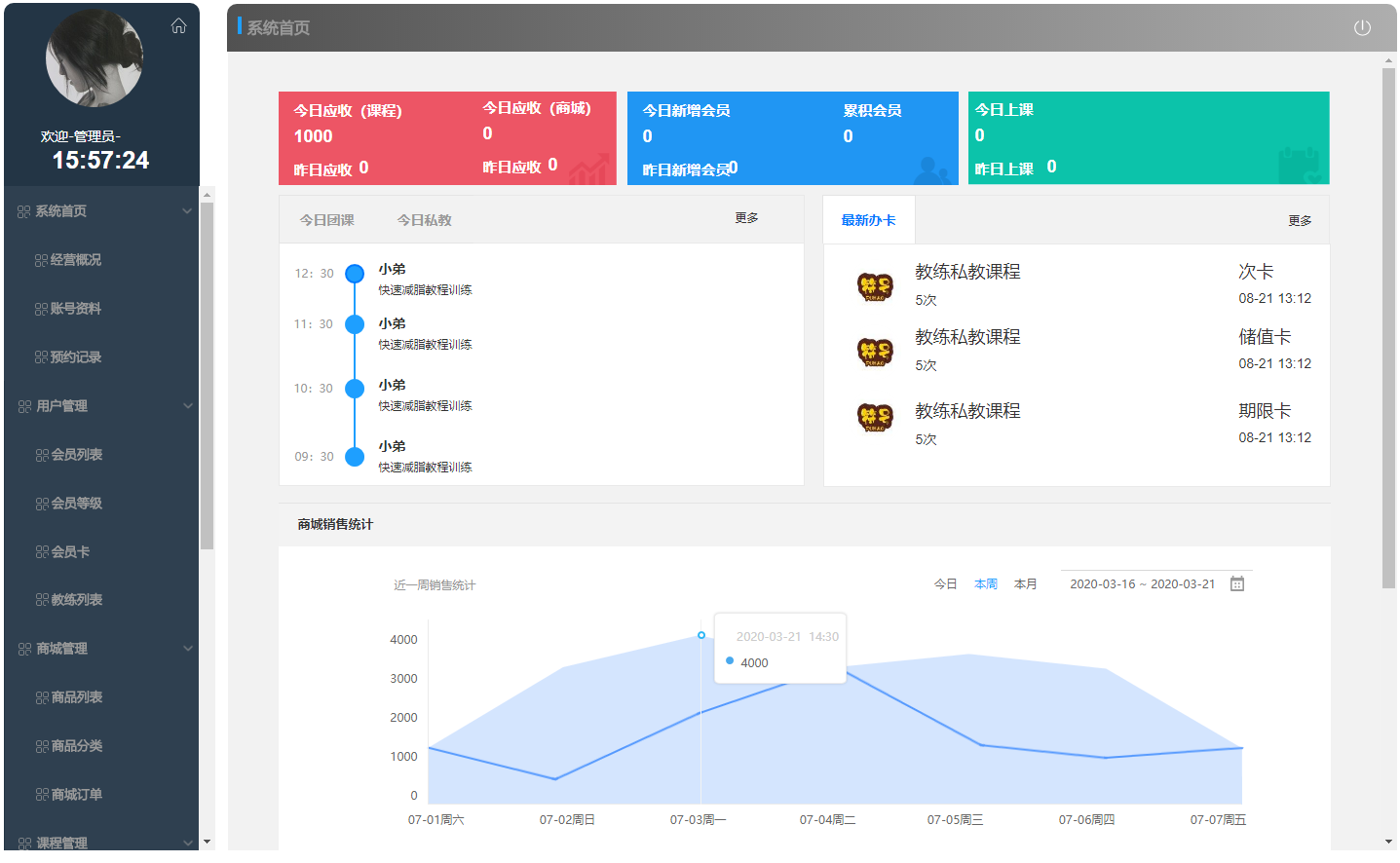 健身房预约系统, 健身房管理软件, 健身房运营管理